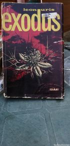 Gebrauchte Bücher: Exodus. León URIS. Edart 1961 primera edición Brasileña rustica ilustrada solapas 526 pp. Sobre cubi